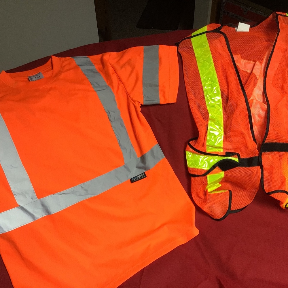 SAFETY VEST and tshirt